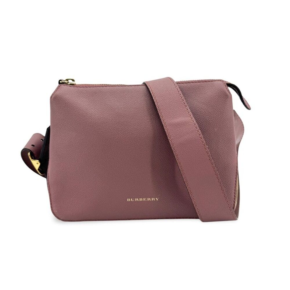 Burberry Helmsley Leather Pink Calfskin Handbag